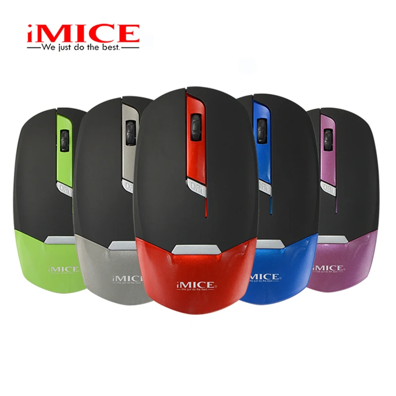 

iMice Ultra-thin Wireless Mouse Computer Mini Mouse 2.4G Receiver Mouse Ergonomic Design Laptop Desktop Power Saving