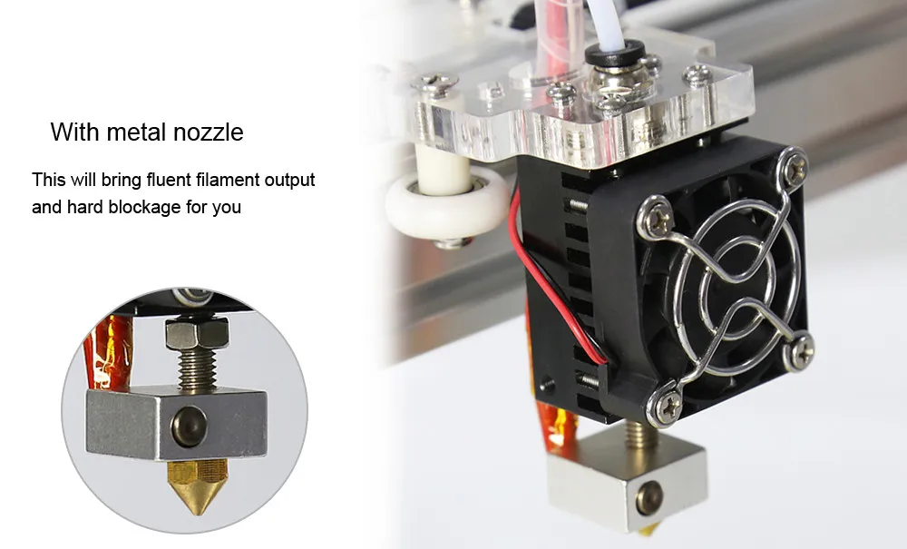 Anet A2 3d принтер DIY Алюминиевый металлический 3D трехмерный 0,4 мм сопло 3D печать с TF картой офлайн ЖК-дисплей печать