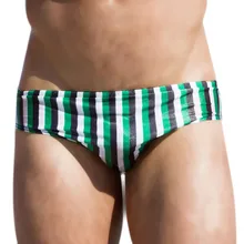 Модные мужские дышащие трусы-шорты пляжные Sungas De Praia Ho мужские s Stripe Running Swimming нижнее белье Kapielowki Meskie# T