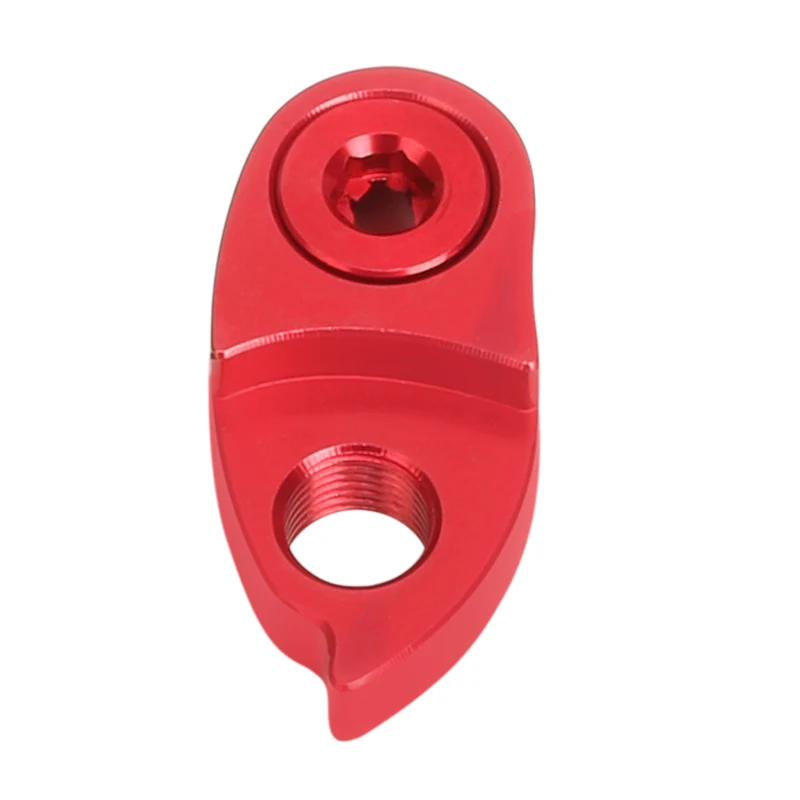 5 шт. задний переключатель передач велосипедный вешалка удлинитель алюминиевый велоезда по дорогам на MTB рама Шестерня красочный задний крюк для велосипеда запчасти - Цвет: Красный