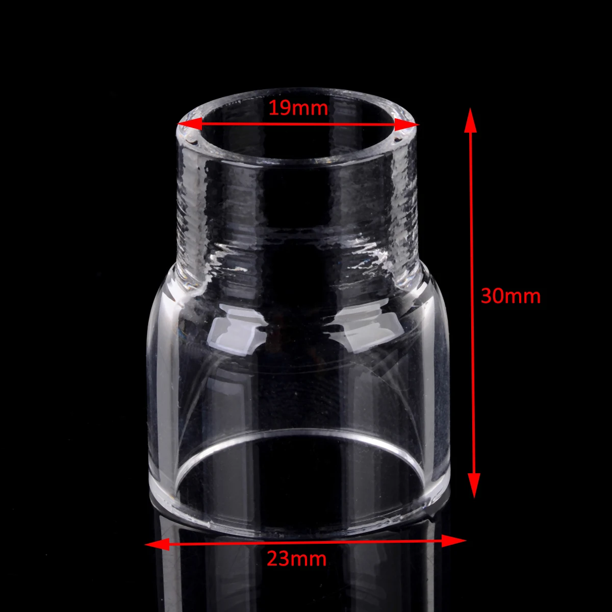 

1pc #12 TIG Pyrex Cup Gas Saver Lens for PTA-9 and PTW-20 torches 19*23*30mm Practical Welding Accessories
