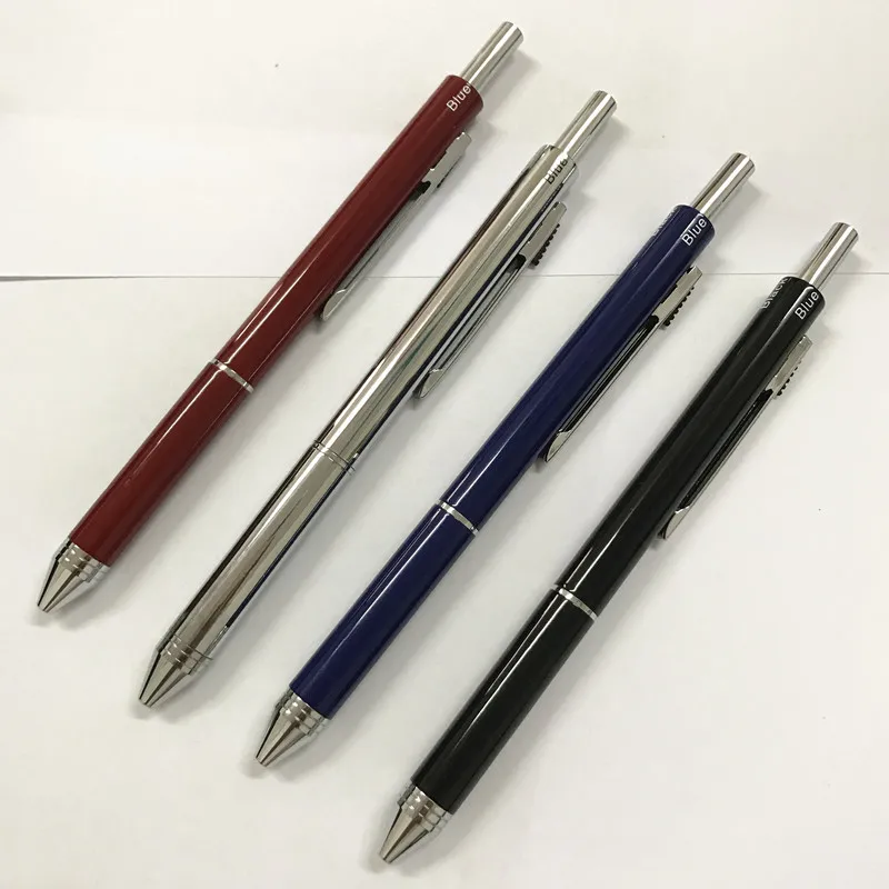 Милые Креативные 4 цвета школьные металлические шариковые ручки и карандаш милые кавайные шариковые ручки для детей корейские канцелярские принадлежности