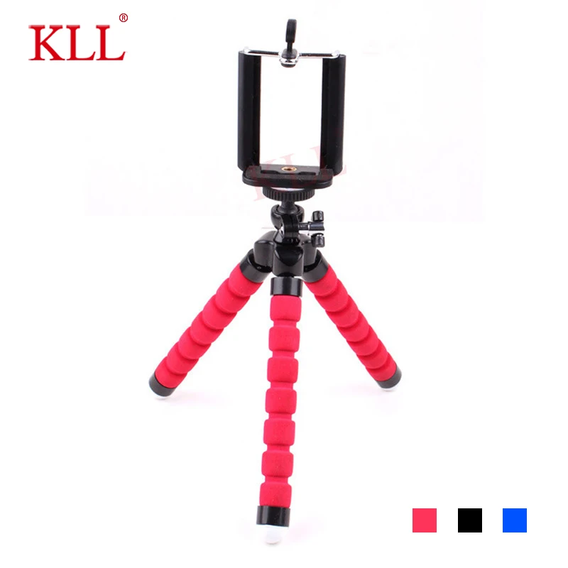 Mini Flexible Sponge Octopus Tripod Stand Holder for Mobile Phone