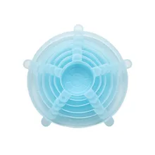 Кухонные принадлежности 6 шт многоразовый силикон постельное белье эластичная крышка фрукты и овощи цепляющая пленка чаша горшок пищевая упаковка свежесть