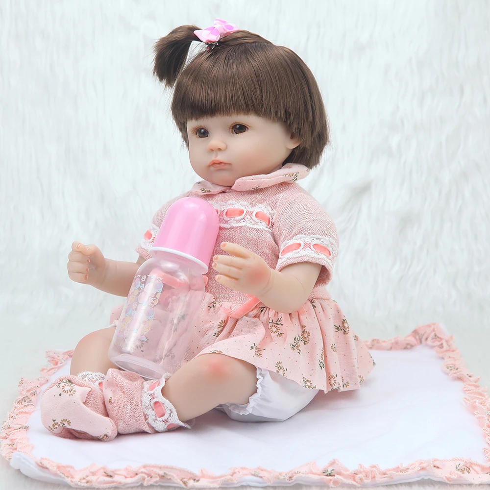 Forrsdor 16 дюймов 40 см мягкий силикон-Виниловый ребенок reborn куклы Bebe возрожденная менина дети ручной работы принцесса Bonecas