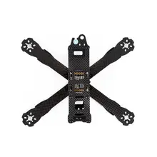 RCmall Chassis QAV-R Full Carbon Fiber RC Airplane 4mm Loader Arm (220MM) FPV Racing Quadcopter Full Carbon Fiber Chassis DR1392