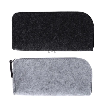 

Square Felt Makeup Cosmetic Bag Brush Pen Pencil Case Pouch Box Office Supplies