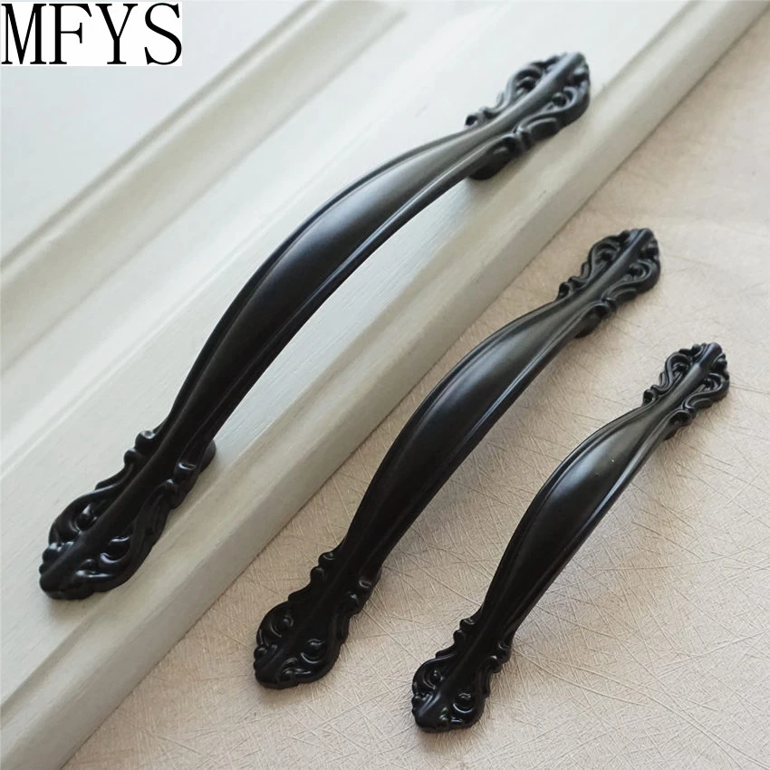 2 5 3 75 5 Black Dresser Knobs Drawer Pulls Handles Knobs
