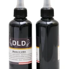 Новинка 2 бутылки 4 унций черный набор краски татуировки наборы для тела Искусство 100 мл Черный Профессиональный красота для перманентного макияжа краски аксессуары