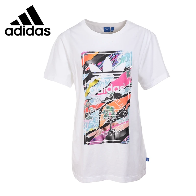 Original New Arrival 2017 Adidas Originals TONGUE Women's T-shirts short sleeve Sportswear цена Original New Arrival 2017 Adidas Originals TONGUE Women's T-shirts short sleeve Sportswear цены онлайн