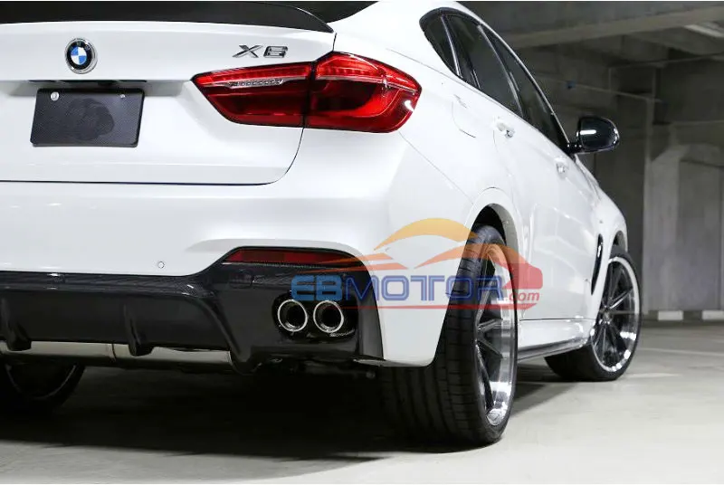 ebmotor-com Real Carbon Fiber Rear Diffuser For BMW F16 X6 M-Sport 2014UP 4_5984