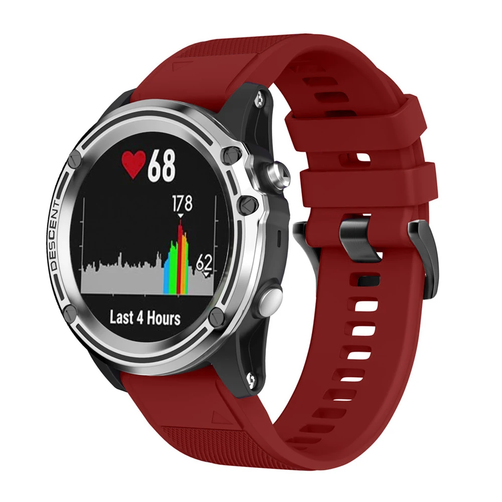 Для Garmin Fenix 5/5Plus силиконовые для фитнеса сменный ремешок на запястье трекер активности силиконовый ремешок для часов умный Браслет