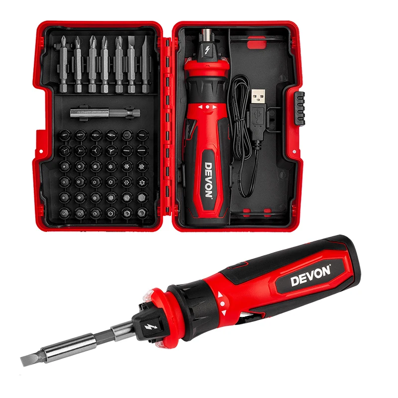 

Mini Cordless Electric Screwdriver 4V Lithium-ion Battery Rechargeable Household Multi-function Electric Screwdriver Tool Set