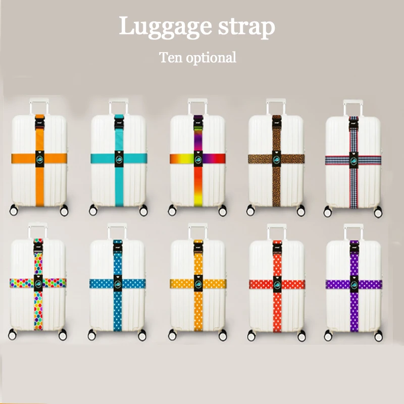 Free Shipping Baggage Belt For Luggage Suitcase Strap Cross Safe Secure