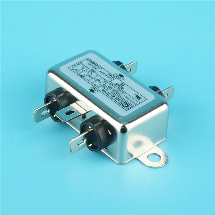 

CW1B-06A-T 6A 250V plug chip filters, EMI filters CW1B-6A-T Connector