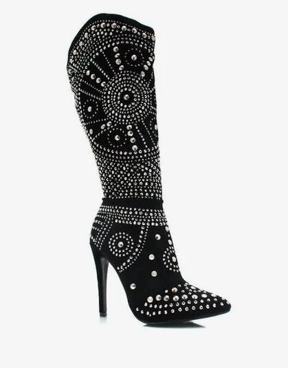 New-Arrivals-Black-Leather-Thigh-High-Stiletto-Boots-Pointed-Toe-Rivets-Studded-Embellished-Women-Boots-Knee (3)