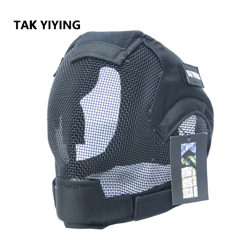 MASCHERA TATTICA A RETE V6 NERA MASCHERE DI PROTEZIONE - IlSemaforo