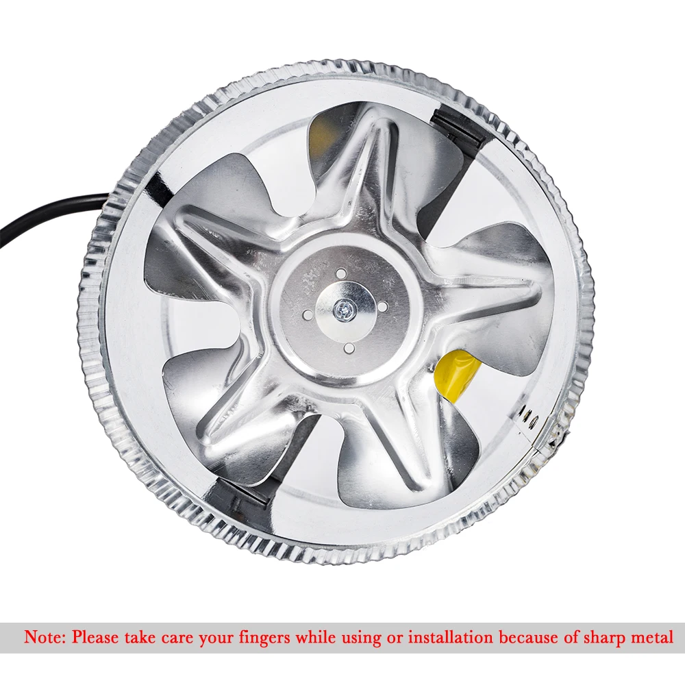 4/6 inch 100mm 220V 110V Circular Wall Metal Exhaust Fan Powerful Mute Axial Flow Fan Ventilator Apply for Home Kitchen Toilet 