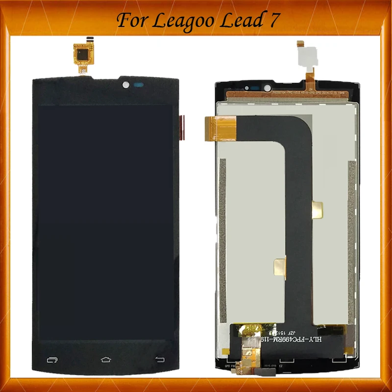 

100% Working Well For 5" Leagoo Lead 7 LCD Display and Touch Screen Digitizer Assembly Replacement Black White COLOR IN Stock