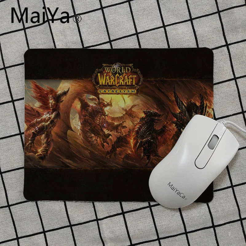 MaiyaBoy Подарочный коврик World of Warcraft для геймеров, скоростные мыши, розничная, маленький резиновый коврик для мыши,,, игровой коврик для мыши