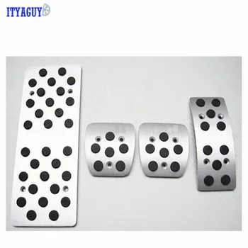 

Aluminium Alloy Gas Brake Clutch Accelerator Pedal Pedale Pad For MAZDA 3 MT with logo Car styling