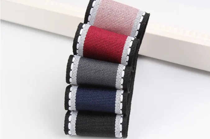 

Kewgarden 1-1/2" 1" Dotted Line White Edge Grosgrain Ribbons Handmade Tape DIY Bowknot Ribbon Riband Packing Ribbon 10 yards