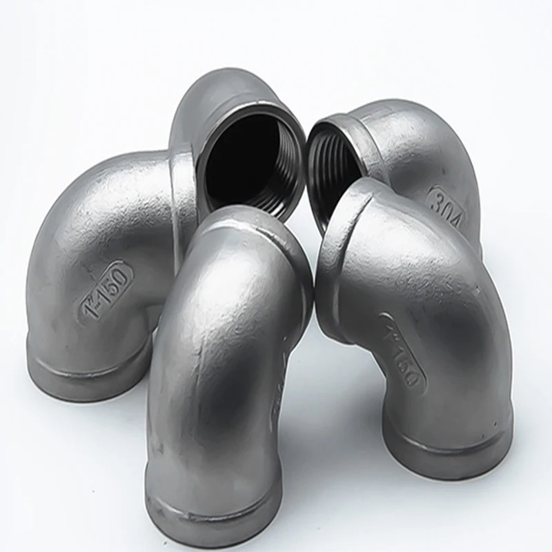 

2-1/2" Stainless Steel Elbow Pipe Fitting Elbow-Pipe-Connector Connecting Or Fittings Female Thread Elbow 2.5" Elbow