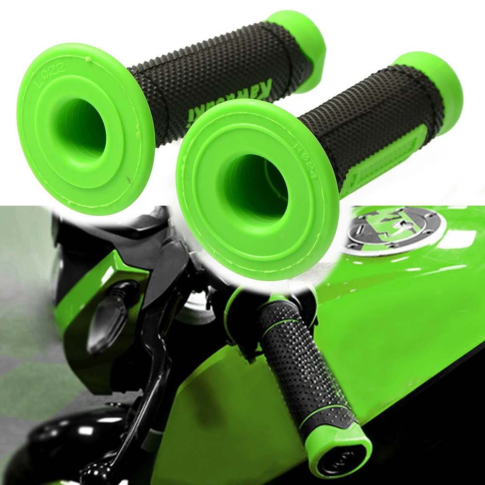 22 мм/24 mmmotorcycle резиновые Ручной рукоятки Грипсы гель для Kawasaki KLX250 KLR650 KLX140 KLX110 KX65 KX85