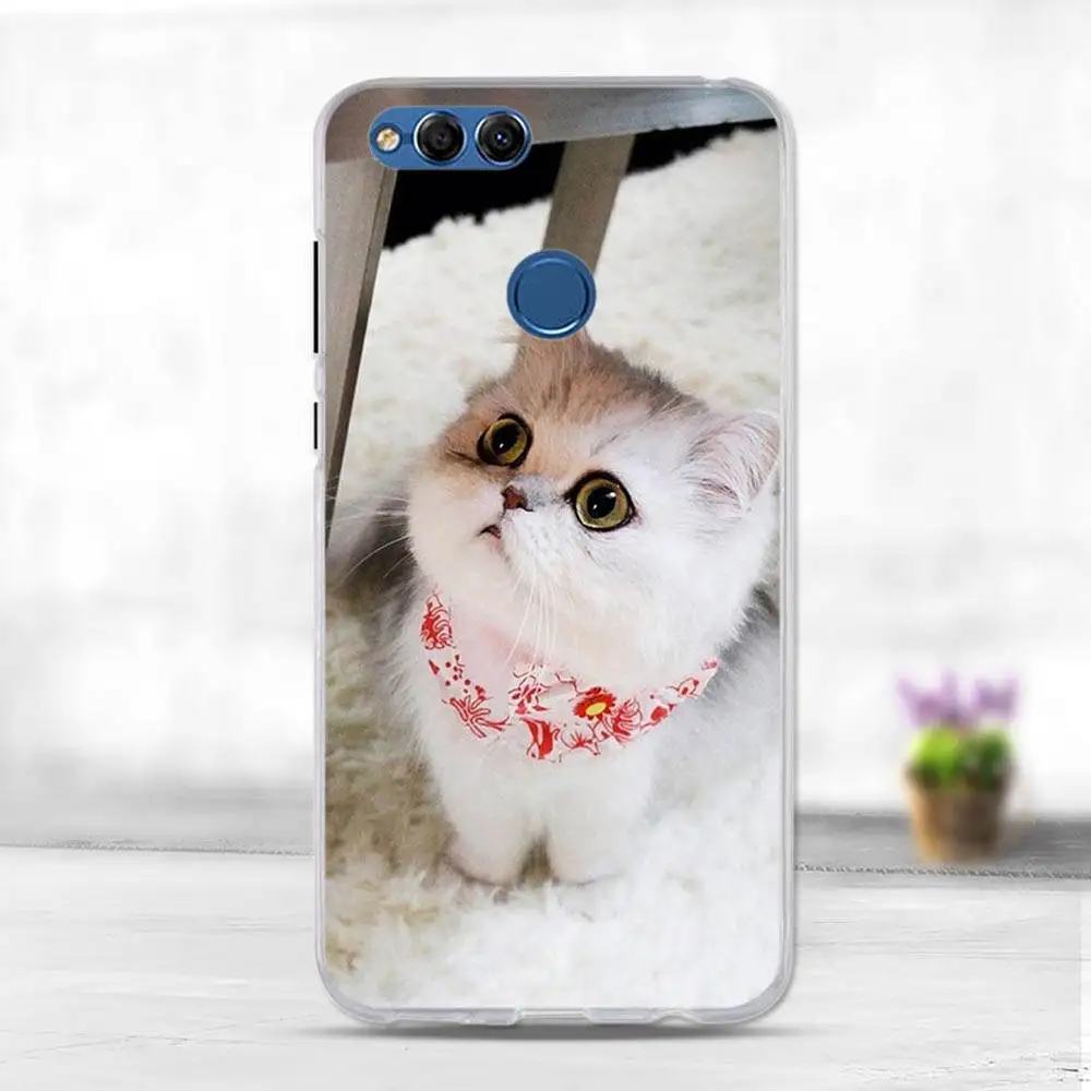 Untuk Huawei Kehormatan 7X Case Cover Coque Kehormatan 7X TPU Soft Case Lucu Ponsel Fundas untuk Huawei Honor7X Mencakup Telepon bumper Case