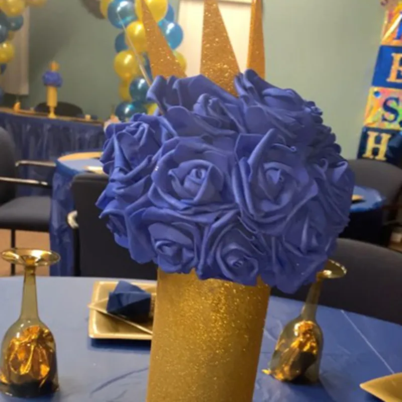 10/20pcs 6cm PE Foam Rose Flowers Artificial Flowers For Home Wedding Deco Bride Bouquet Scrapbooking DIY Birthday Gift Supplies