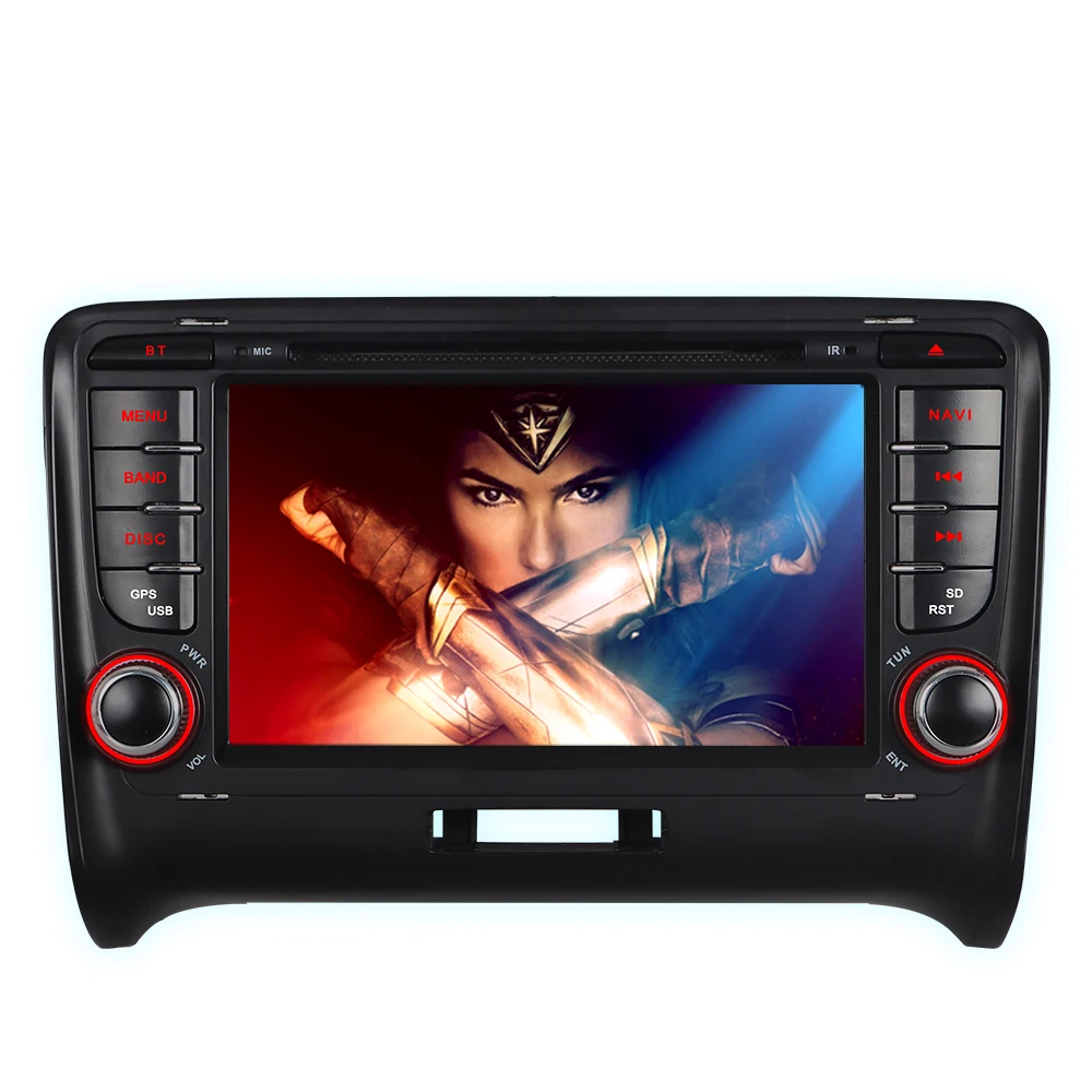 A Sure 7 дюймов 2 Din Android 8 1 радио автомобильный стерео dvd плеер gps Sat Nav для Audi TT MK2 A7