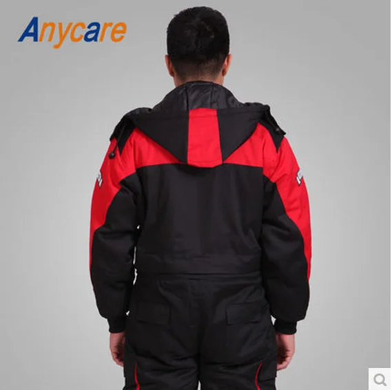 Winter working clothing outdoors thermal protection uniforms mens cotton wadded padded safety clothing thick warm work wear