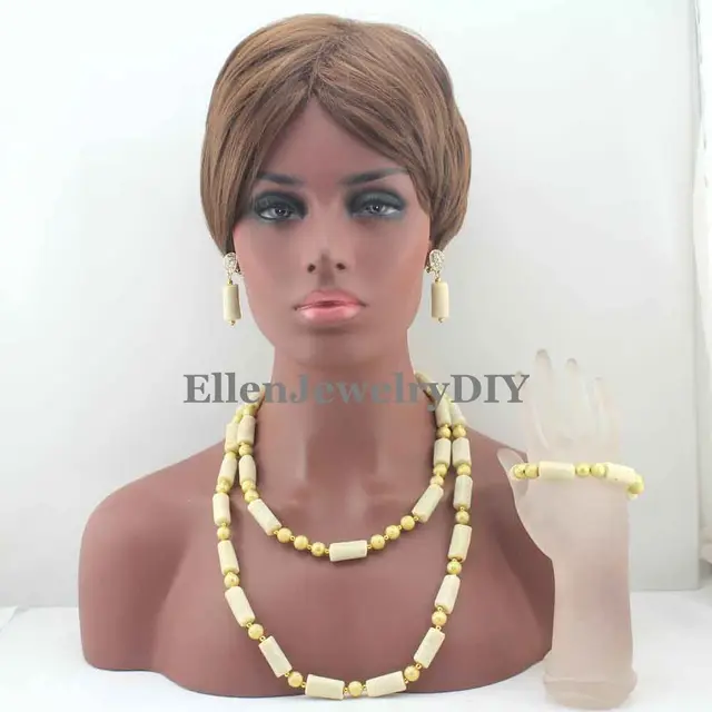 African Red Coral Beads Bridal Jewelry Set Bellanaija Wedding