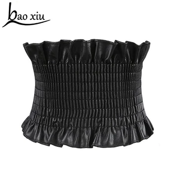 

New Elastic Lace Black Belts for Women Luxury Brand Designer Belts for Costumes Jeans Belt Female Wedding Dress Waistband