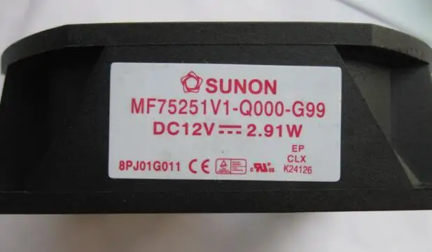 SUNON MF75251V1-Q000-G99 DC 12V 2,91 W проектор охлаждающий вентилятор