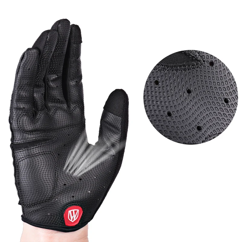 Wheel Up Anti-slip Bicycle Gloves Full Finger Cycling Glove Touch Screen MTB Road Bike Gloves Sport Shockproof Gloves