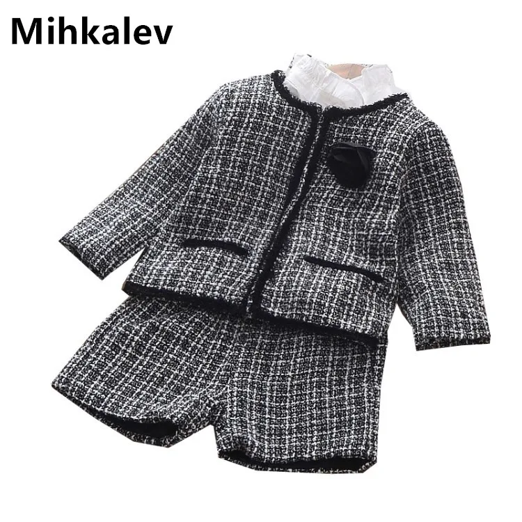 Детский осенний наряд Mihkalev 2020 детская одежда для девочек комплект одежды