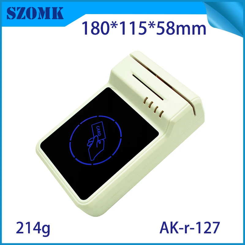 

1 piece, 175*120*36mm szomk RFID plastic enclosure for electronics magnetic card high quality plastic distribution device box