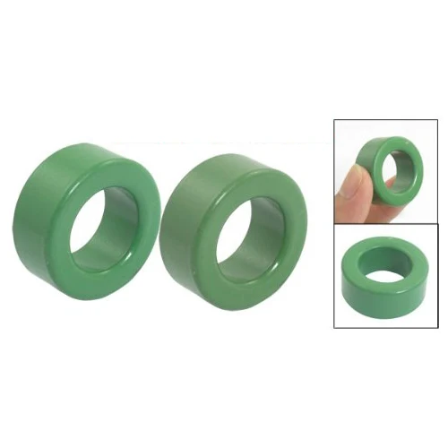 

MOCC Hot 2 Pieces Green Iron Toroid Ferrite Core 1.2" x 0.7" x 0.5