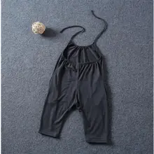 Летний комбинезон на лямках для маленьких девочек, штаны-шаровары, штаны, комбинезоны, От 2 до 8 лет