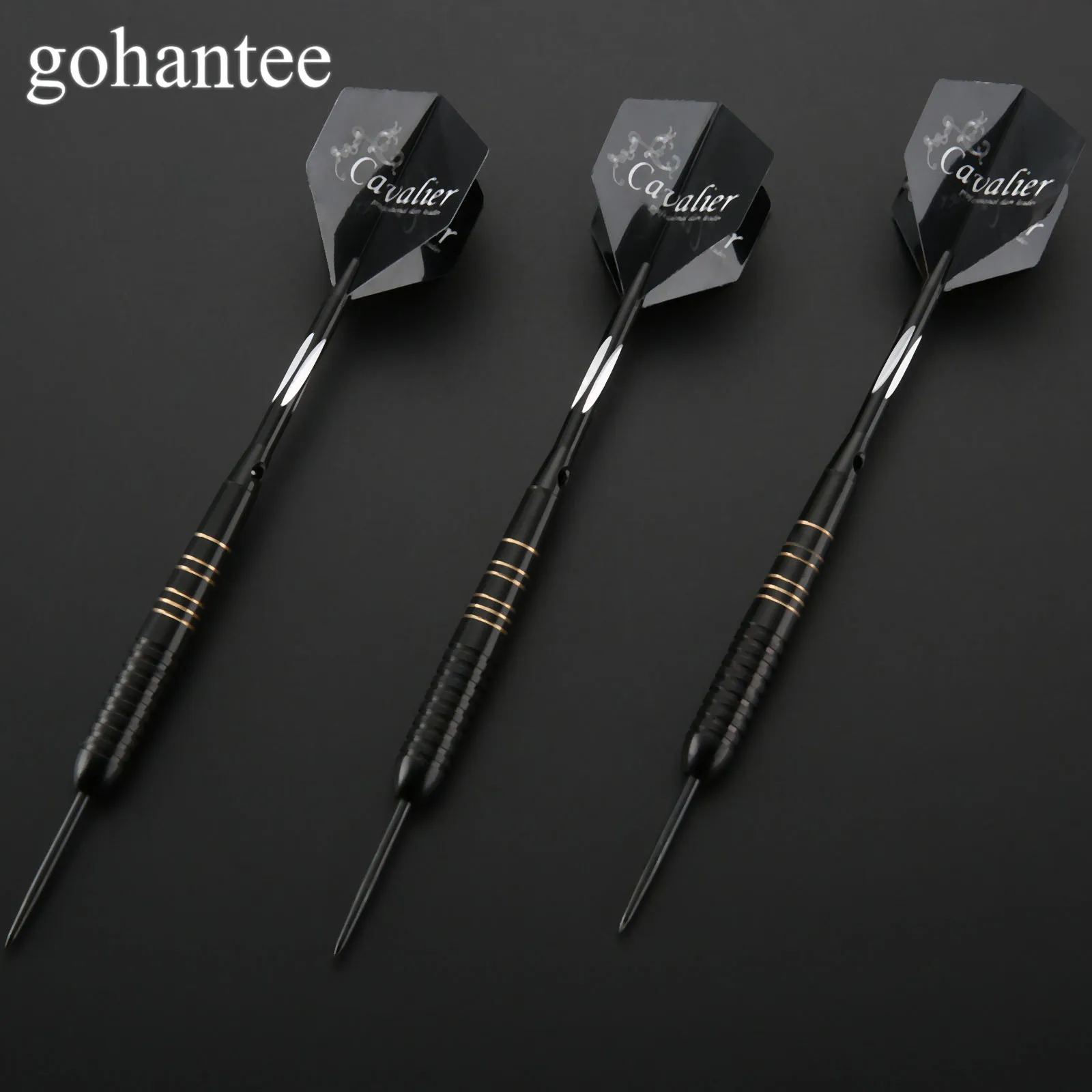 Gohantee 3 шт./кор. 23g стальные Дартс профессиональные 23 граммы дротики с игольчатым