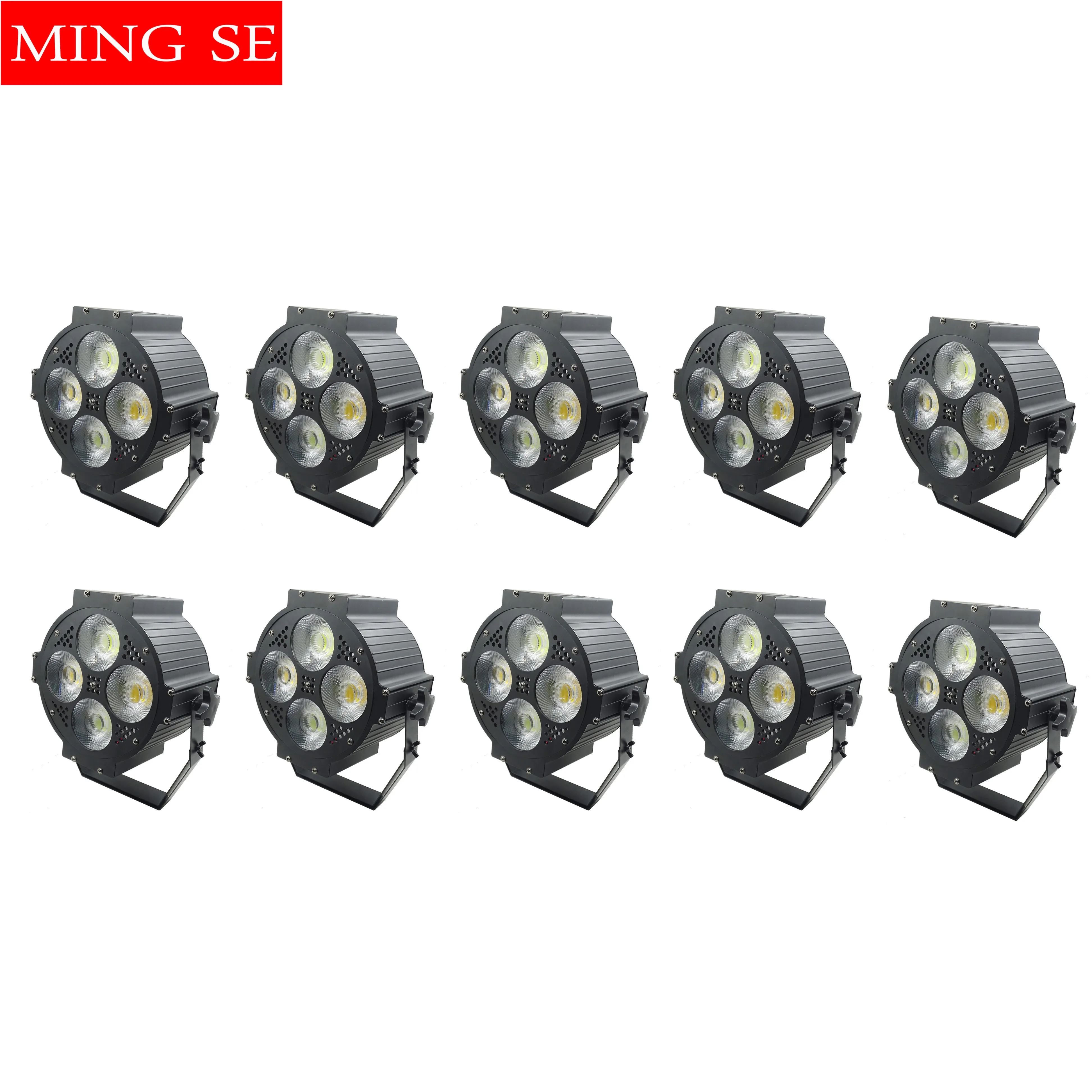 

200W COB Lights 4x50w Dyeing Lights Warm white/Cool White 2in1 4 Eyes Cob Professional Stgae Equipment flood light
