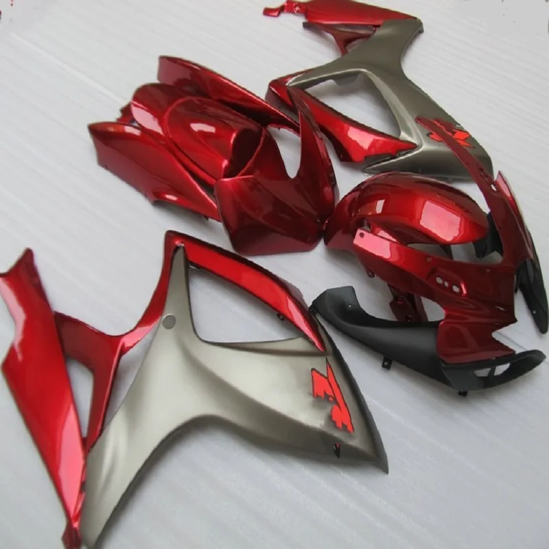 Nn обтекатель комплект для SUZUKI GSXR 600 750 K6 K7 2006 2007 Серый Черный Красный GSXR600 GSXR750