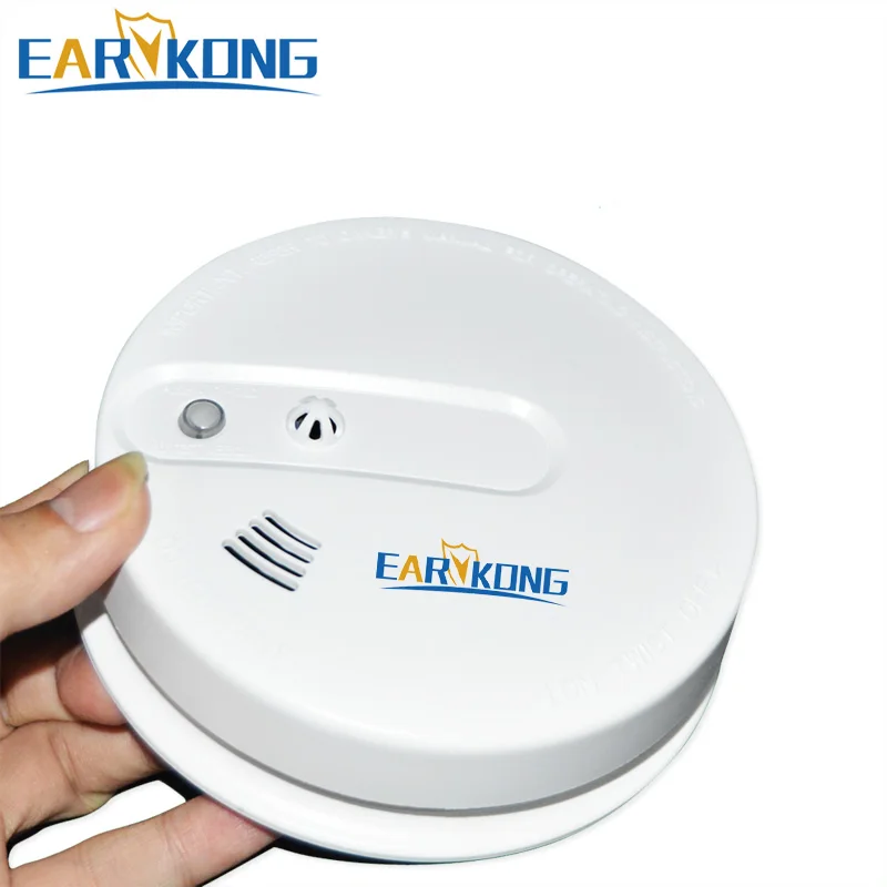 Buy 433MHz Wireless Smoke Fire Detector Beep Sound And Light Alarm For Our GSM