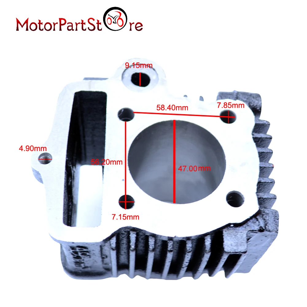 Комплект прокладок поршневого кольца цилиндра для Honda CRF70 CT70 TRX70 XR70 ATC70 S65 70cc Dirt Pit Bike ATV Quad части двигателя мотоцикла