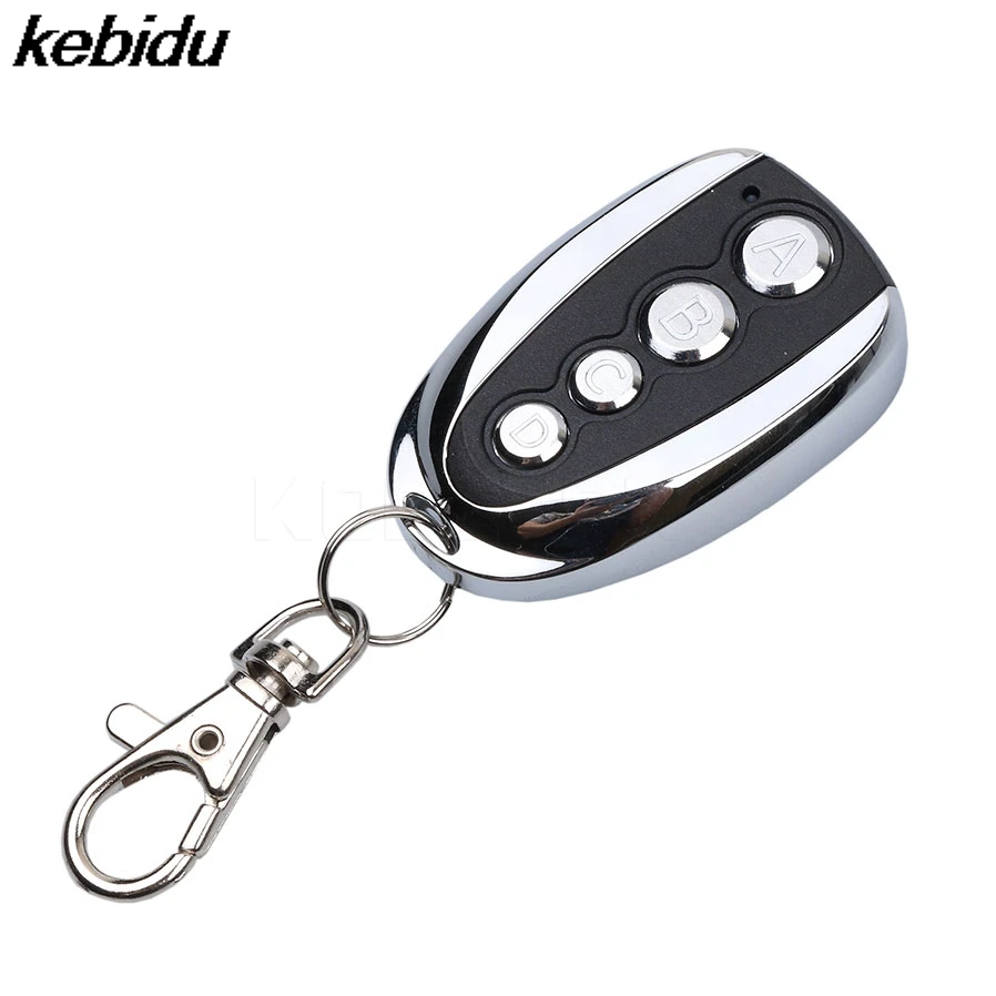 

kebidu Universial ABCD Key Control 433.92MHZ Remote Cloning 4 Channel Auto Car Garage Door Duplicator Rolling Code For Car