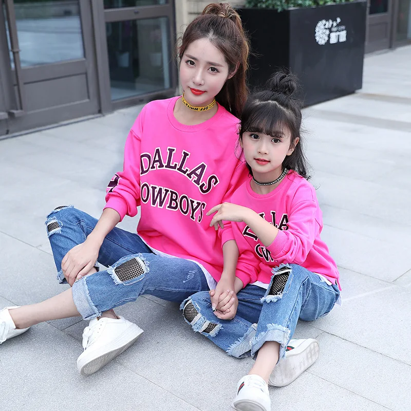 mommy and daughter matching jogging suits