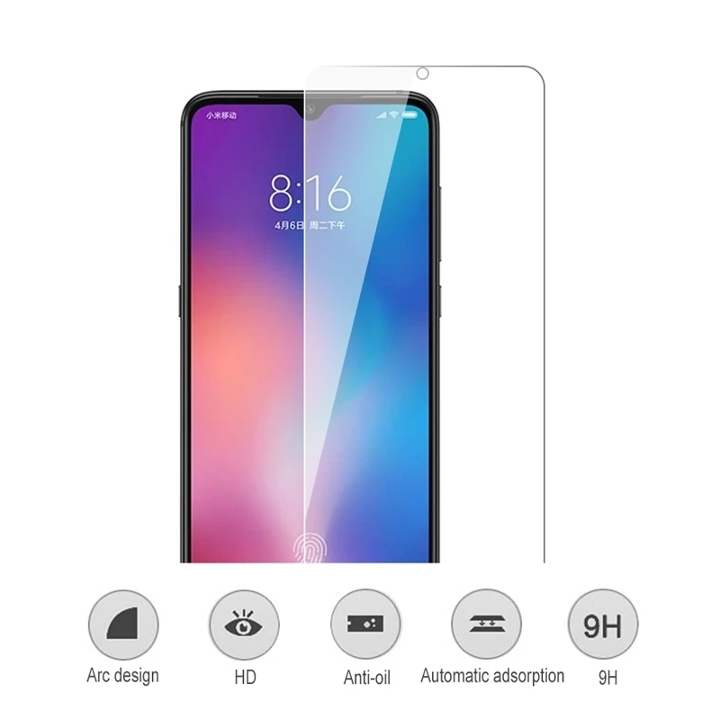 Защитная пленка для экрана из закаленного стекла Xiaomi Xiomi Mi 9 9T 8 SE Lite Pro CC9 E Redmi K20