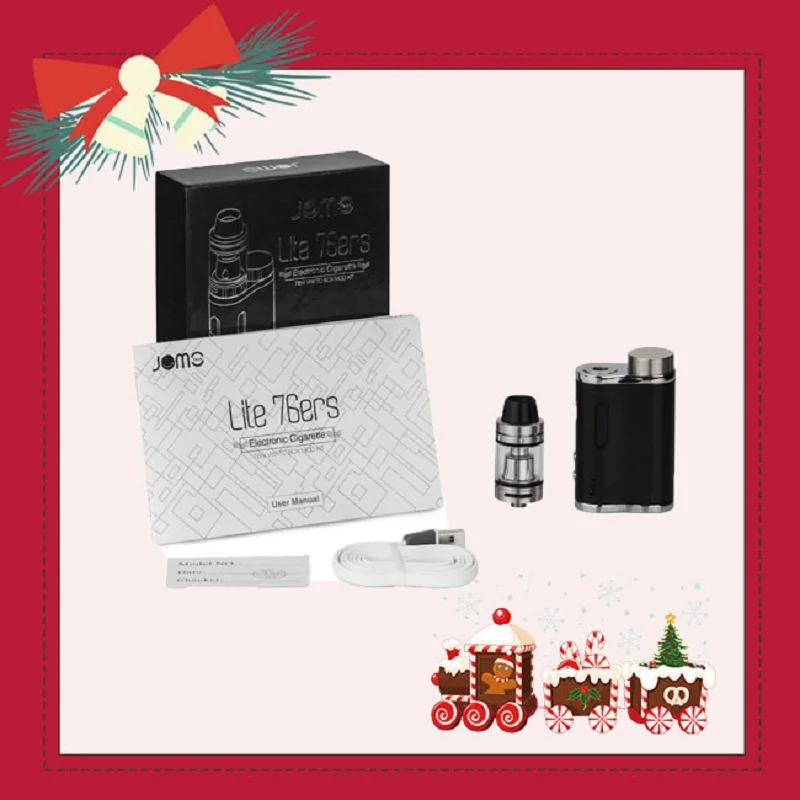 JOMOTECH оригинальная 76W мощности электронная сигарета Kit 0.5ohm испарителя 2мл Танк