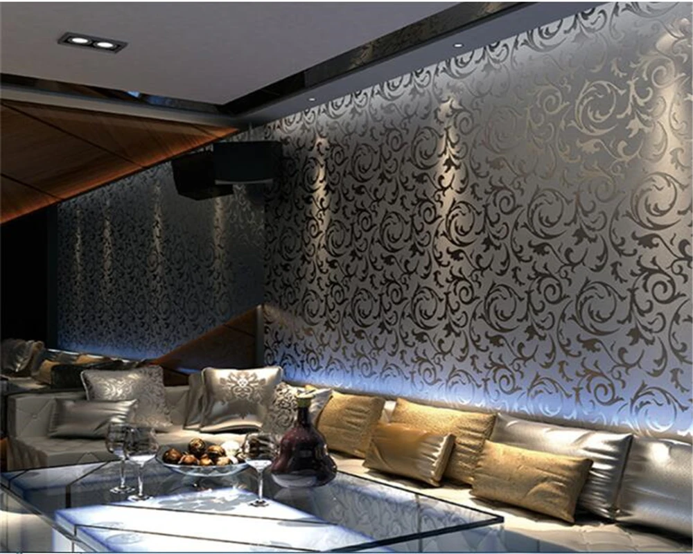 beibehang behang Gold Foil Wallpapers 3d Gold Silver Eucalyptus Leaf KTV Ceiling Living Room Bedroom TV Background 3d wallpaper beibehang behang Gold Foil Wallpapers 3d Gold Silver Eucalyptus Leaf KTV Ceiling Living Room Bedroom TV Background 3d wallpaper